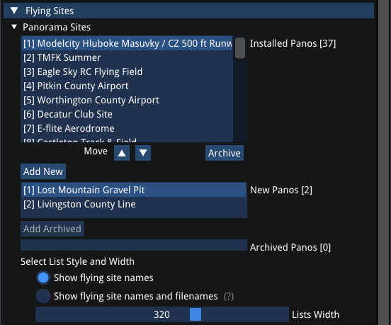 Image of the Power Tools Flying Sites