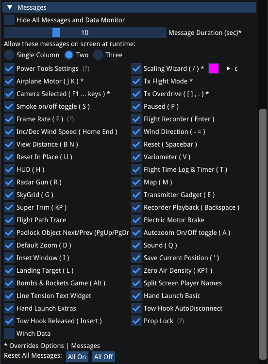 Image of the Power Tools Messages
