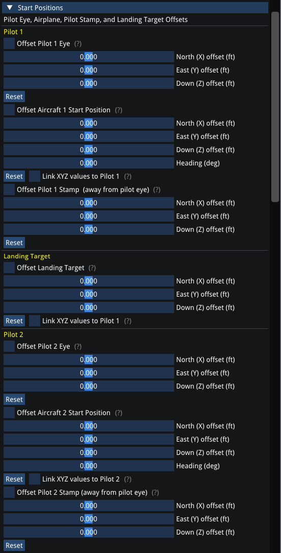 Image of the Power Tools SeligSIM Start Positions